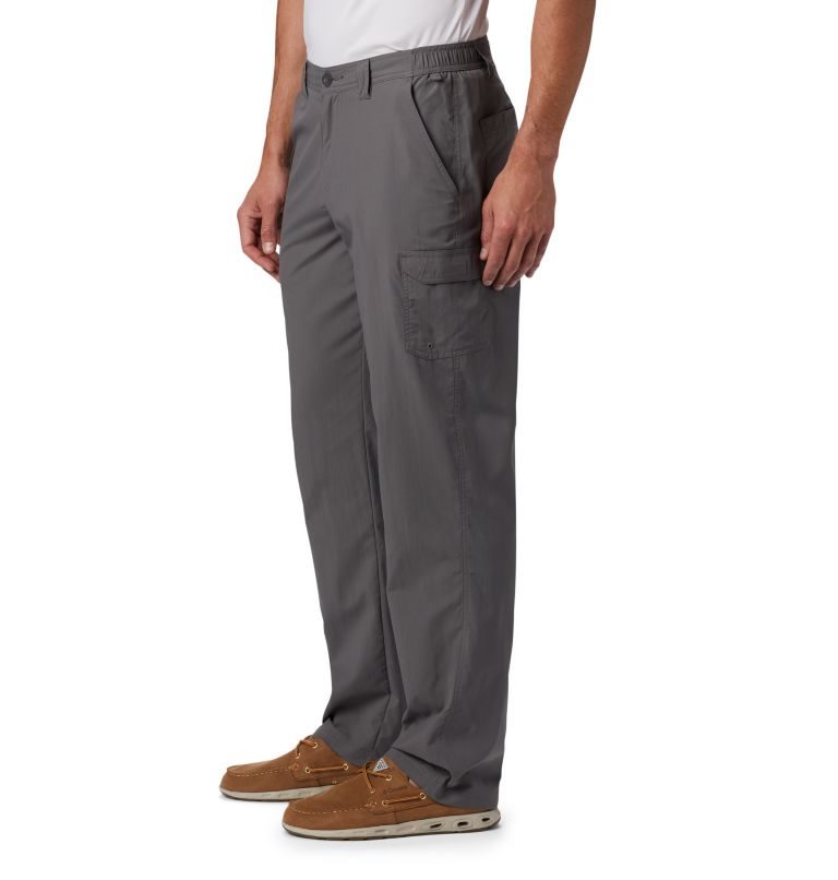 Men's Columbia PFG Blood 'N Guts Pants Dark Grey | CA-J1635