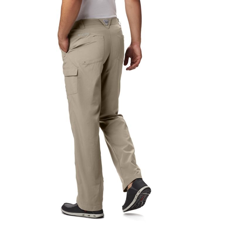 Men's Columbia PFG Blood 'N Guts Pants Khaki | CA-TC3A8