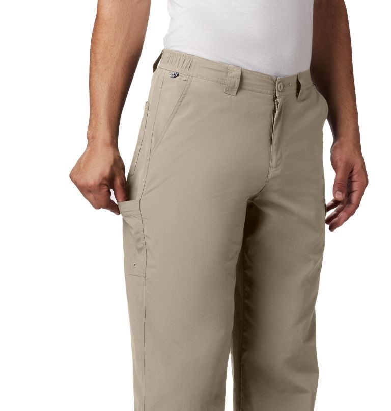 Men's Columbia PFG Blood 'N Guts Pants Khaki | CA-TC3A8