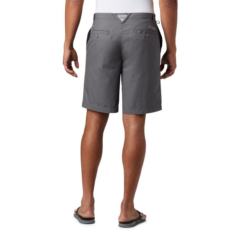 Men's Columbia PFG Bonehead II Shorts Dark Grey | CA-U6L51