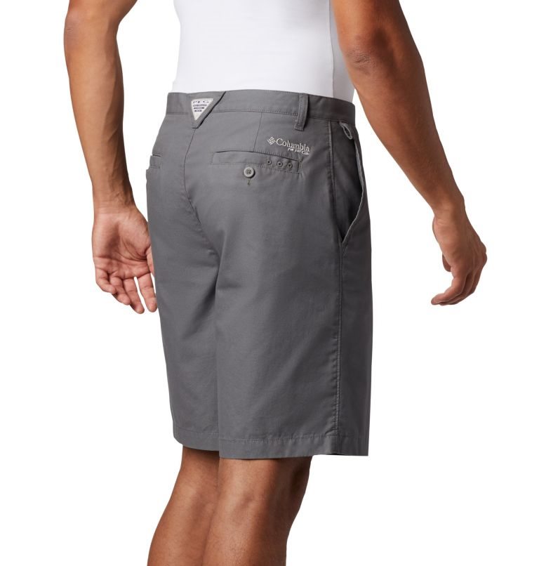 Men's Columbia PFG Bonehead II Shorts Dark Grey | CA-U6L51