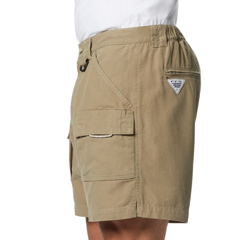 Men's Columbia PFG Brewha II Shorts Khaki | CA-J036L