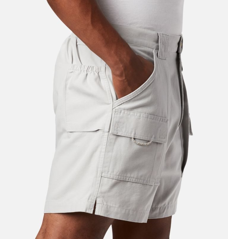 Men's Columbia PFG Brewha II Shorts Light Grey | CA-DA1LC