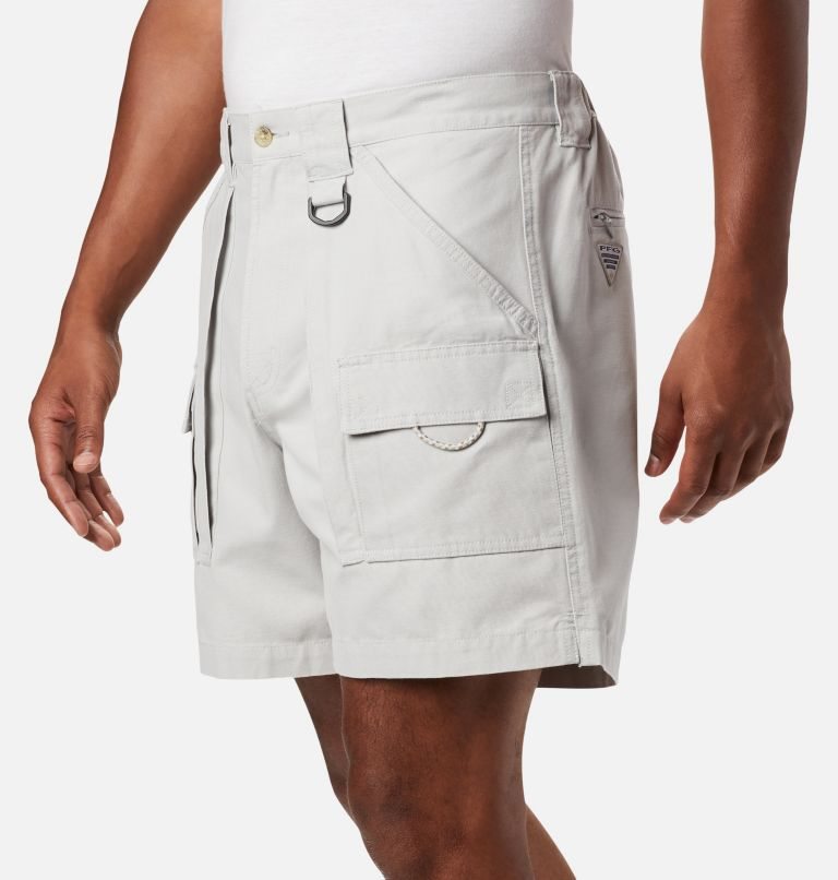 Men's Columbia PFG Brewha II Shorts Light Grey | CA-DA1LC