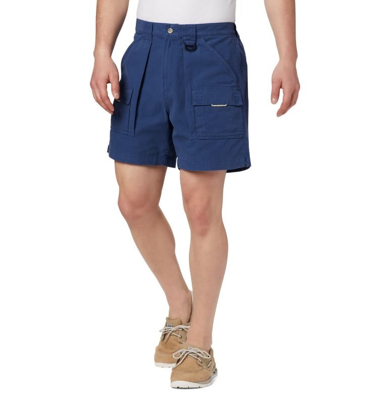 Men\'s Columbia PFG Brewha II Shorts Navy | CA-K3A40