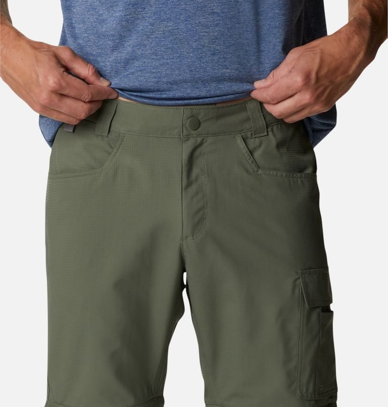 Men's Columbia PFG Drift Guide Convertible Pants Olive | CA-ML15A