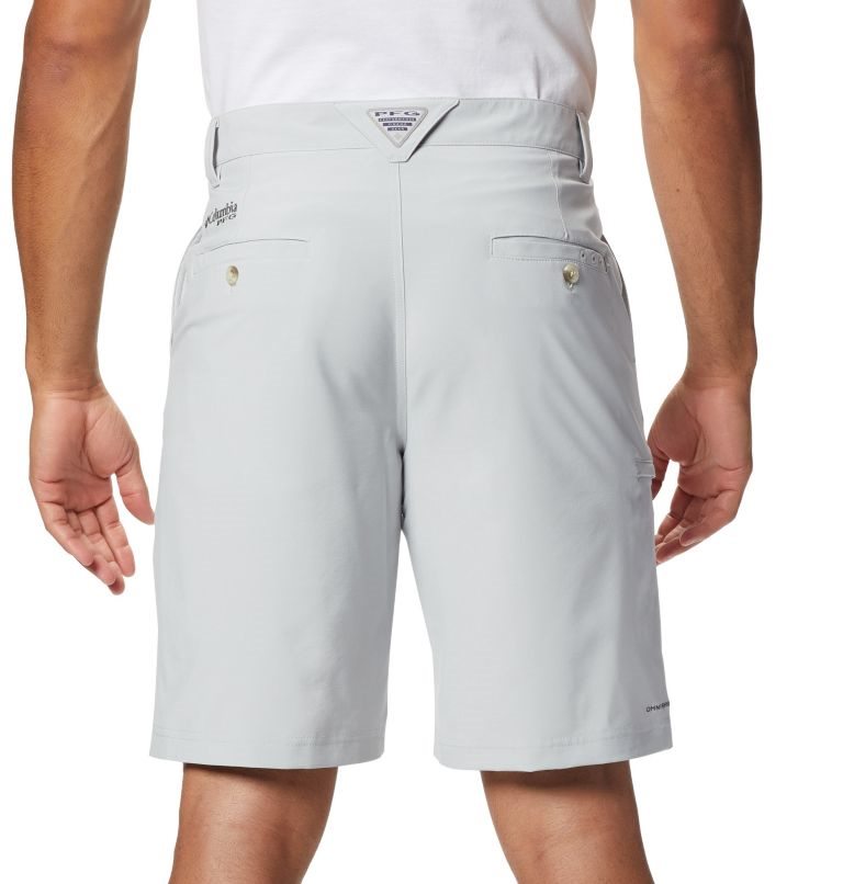 Men's Columbia PFG Grander Marlin II Offshore Shorts Light Grey | CA-GL31A