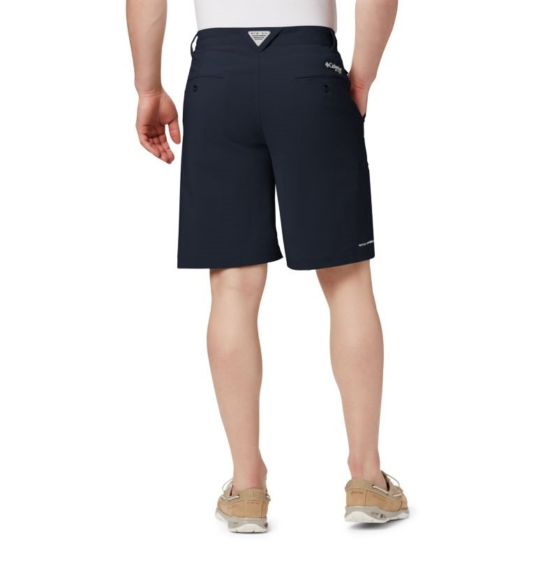 Men's Columbia PFG Grander Marlin II Offshore Shorts Navy | CA-WA53L