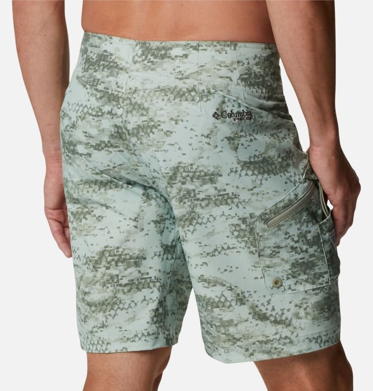 Men's Columbia PFG Offshore II Board Shorts Camo | CA-AAL38