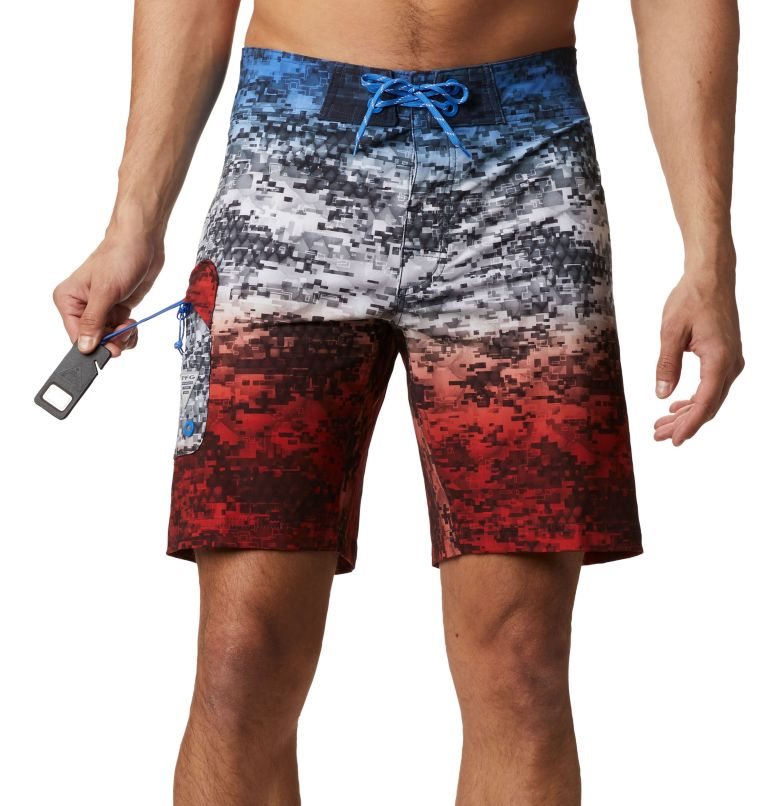 Men's Columbia PFG Offshore II Board Shorts Multicolor | CA-J3C04