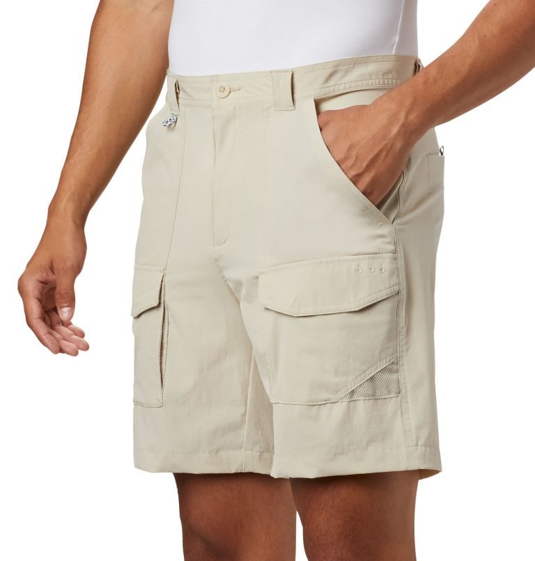 Men's Columbia PFG Permit III Shorts Khaki | CA-M0L61