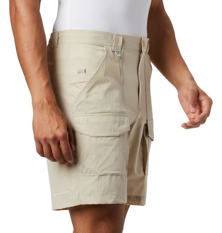 Men's Columbia PFG Permit III Shorts Khaki | CA-M0L61