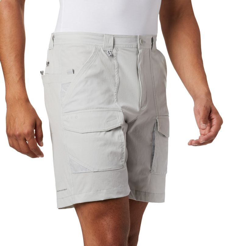 Men's Columbia PFG Permit III Shorts Light Grey | CA-W485L