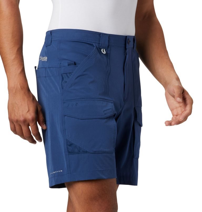 Men's Columbia PFG Permit III Shorts Navy | CA-Z4L38