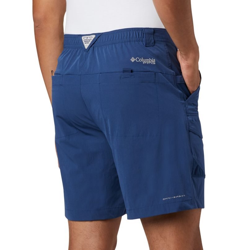 Men's Columbia PFG Permit III Shorts Navy | CA-Z4L38