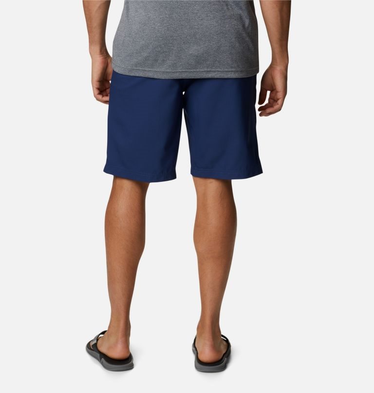 Men's Columbia PFG Skiff Guide Shorts Navy | CA-TC158