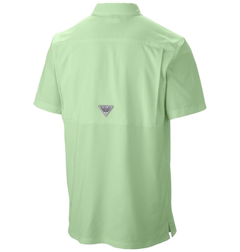 Men's Columbia PFG Slack Tide Camp Shirts Mint | CA-M051A