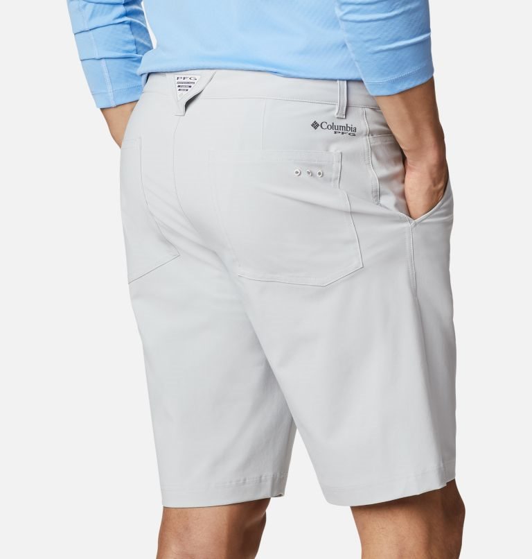 Men's Columbia PFG Slack Tide Shorts Light Grey | CA-E48CA