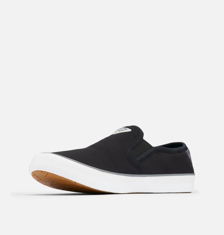 Men's Columbia PFG Slack Tide Slip On Sneakers Black | CA-EA1L3