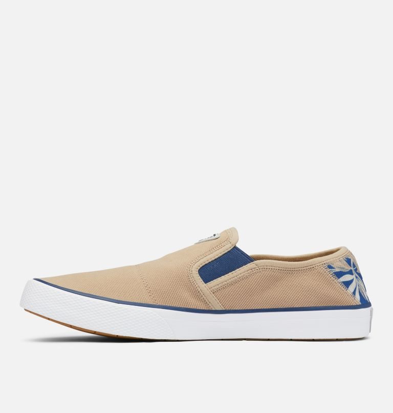 Men's Columbia PFG Slack Tide Slip On Sneakers Beige | CA-G8605