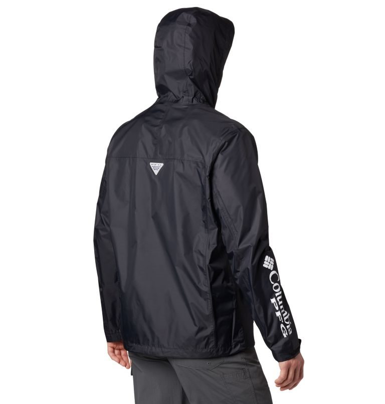 Men's Columbia PFG Storm Jackets Black | CA-U51A6