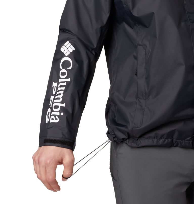 Men's Columbia PFG Storm Jackets Black | CA-U51A6