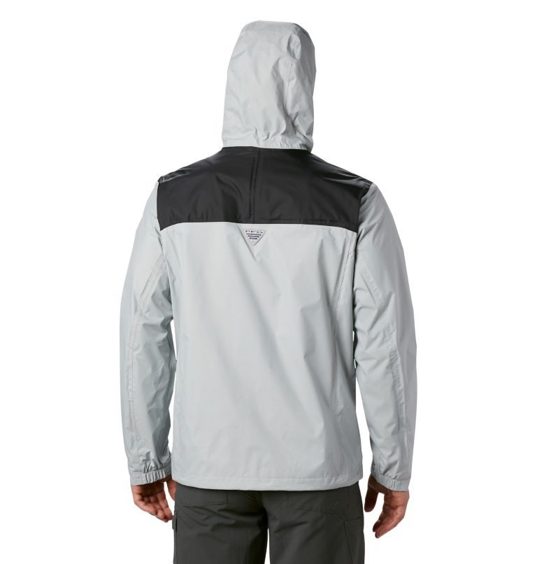 Men's Columbia PFG Storm Jackets Light Grey | CA-Q8506