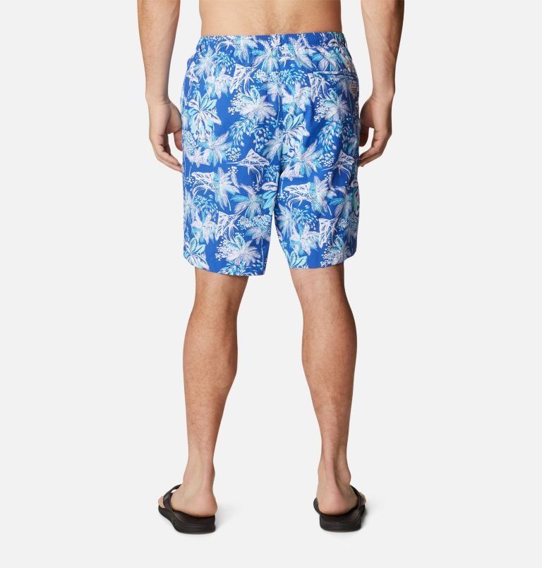 Men's Columbia PFG Super Backcast Water Shorts Flower | CA-A5014