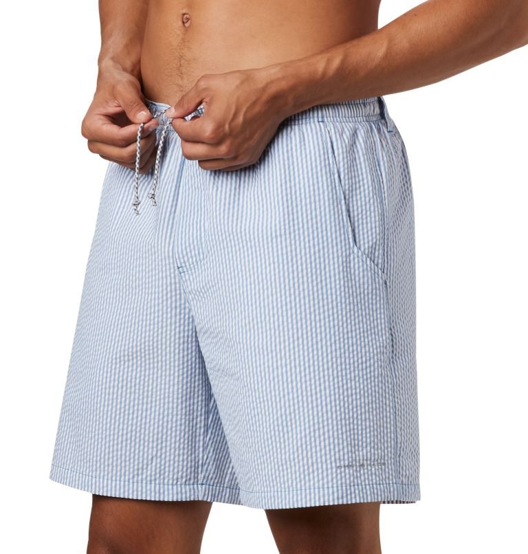 Men's Columbia PFG Super Backcast Water Shorts Stripe | CA-AC683