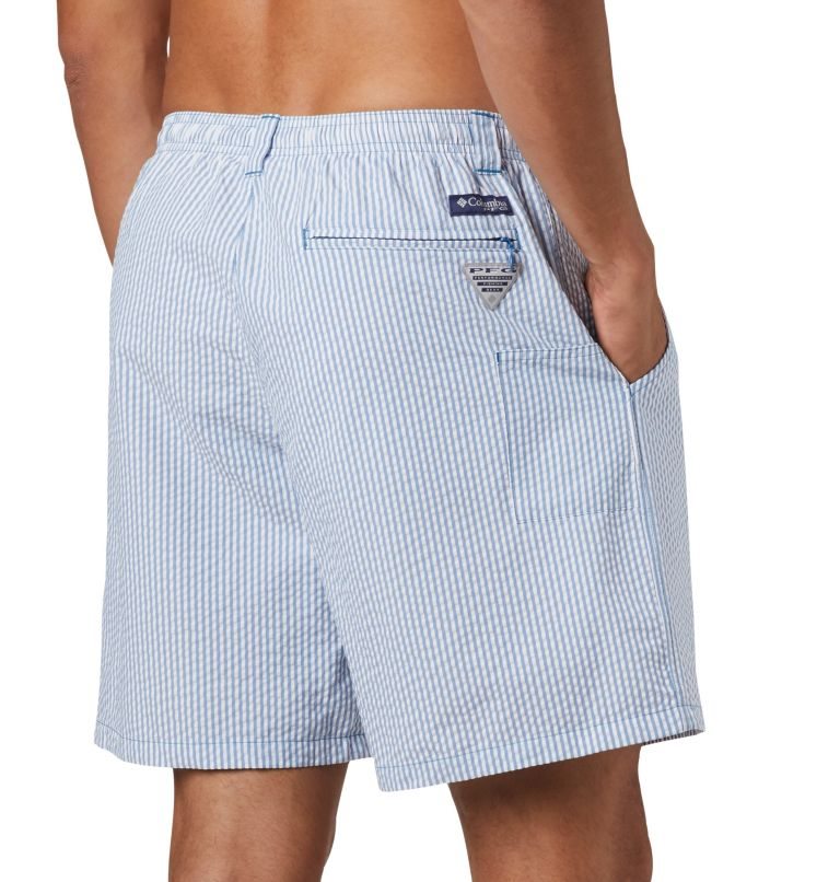 Men's Columbia PFG Super Backcast Water Shorts Stripe | CA-AC683