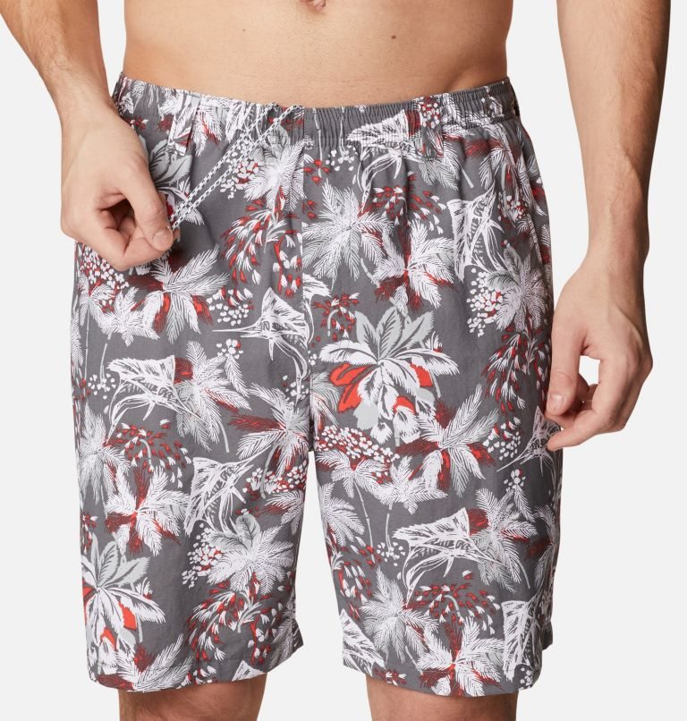 Men's Columbia PFG Super Backcast Water Shorts Flower | CA-E83A1