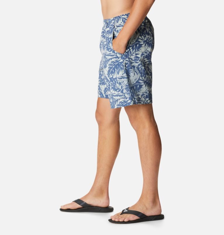 Men's Columbia PFG Super Backcast Water Shorts Blue | CA-I630L