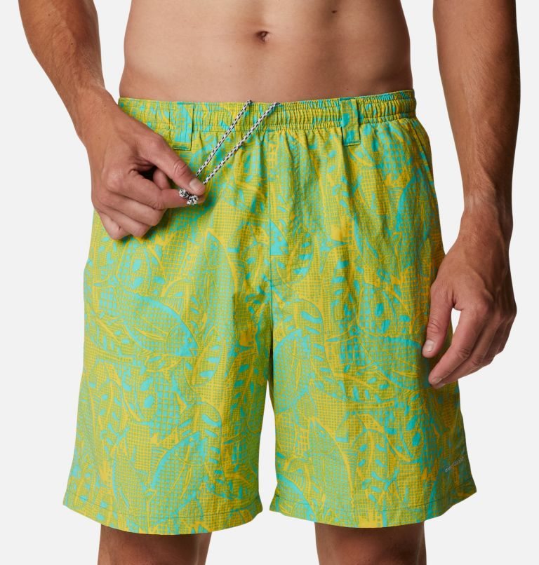 Men's Columbia PFG Super Backcast Water Shorts Green | CA-T5814