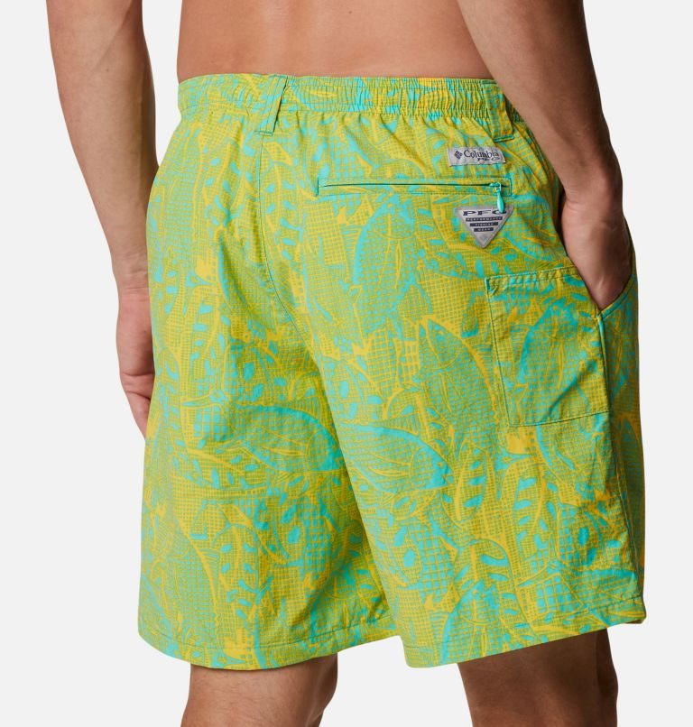 Men's Columbia PFG Super Backcast Water Shorts Green | CA-T5814