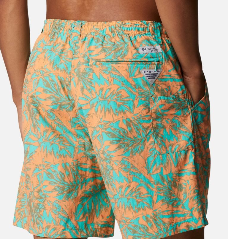 Men's Columbia PFG Super Backcast Water Shorts Flower | CA-UC314