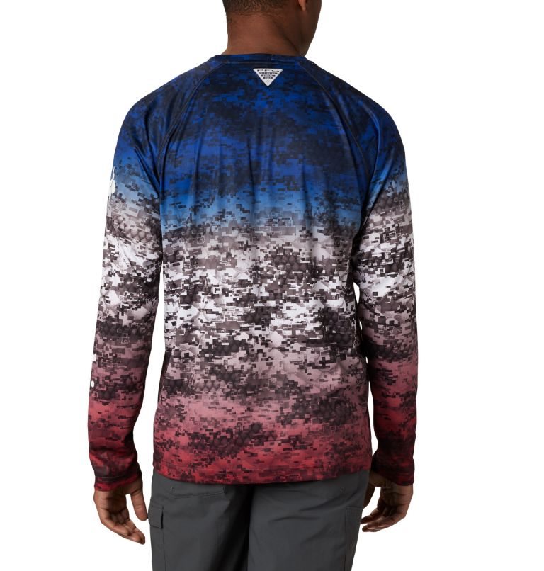 Men's Columbia PFG Super Terminal Tackle Long Sleeve Sweatshirts Multicolor | CA-L53L1