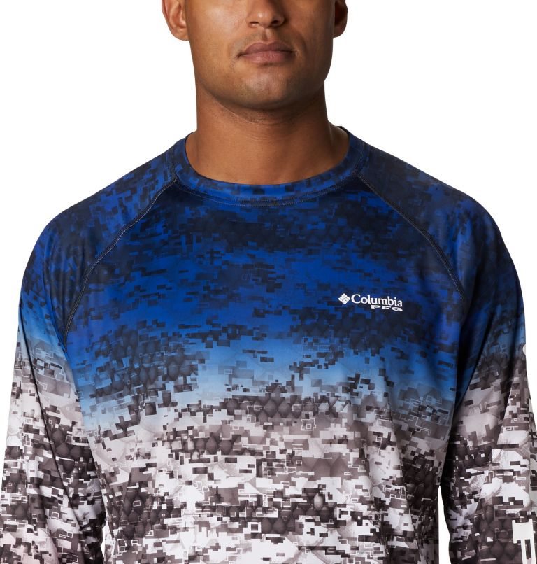 Men's Columbia PFG Super Terminal Tackle Long Sleeve Sweatshirts Multicolor | CA-L53L1