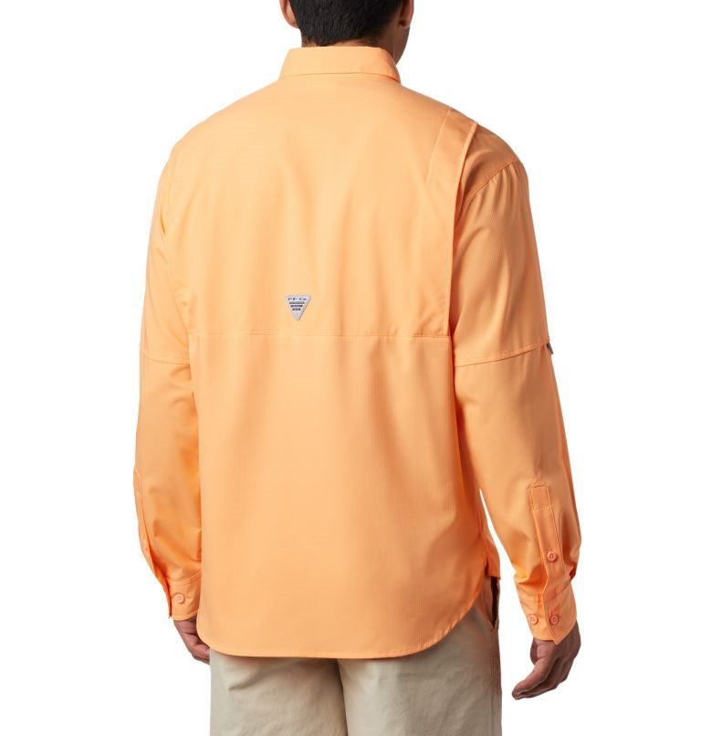 Men's Columbia PFG Tamiami II Long Sleeve Shirts Orange | CA-GA841