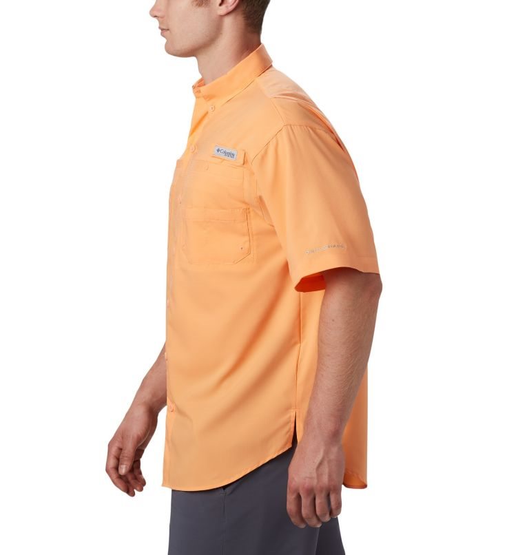 Men's Columbia PFG Tamiami II Short Sleeve Shirts Orange | CA-H6513