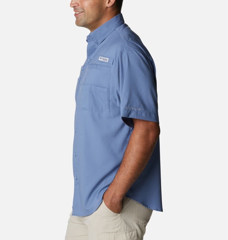 Men's Columbia PFG Tamiami II Short Sleeve Shirts Blue | CA-H8640