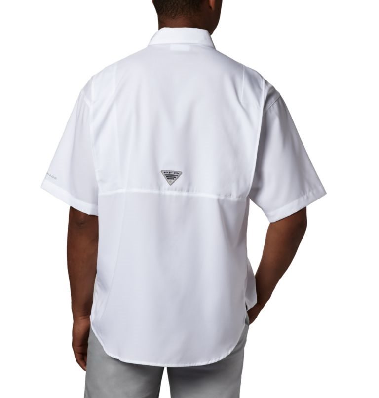 Men's Columbia PFG Tamiami II Short Sleeve Shirts White | CA-I368A