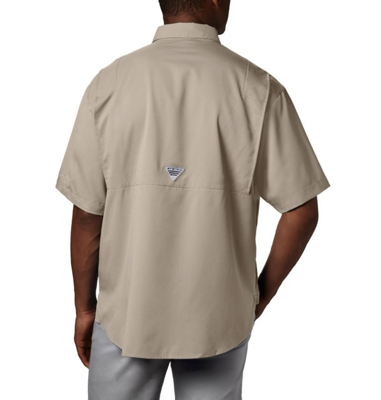 Men's Columbia PFG Tamiami II Short Sleeve Shirts Khaki | CA-P543C