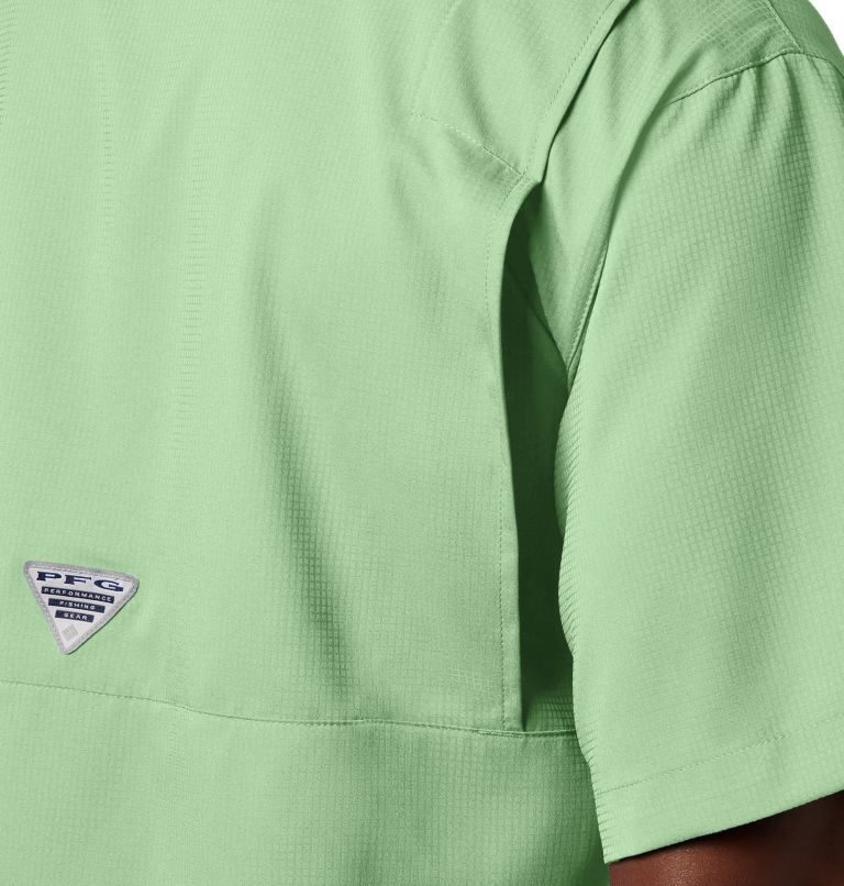 Men's Columbia PFG Tamiami II Short Sleeve Shirts Green | CA-Q1450