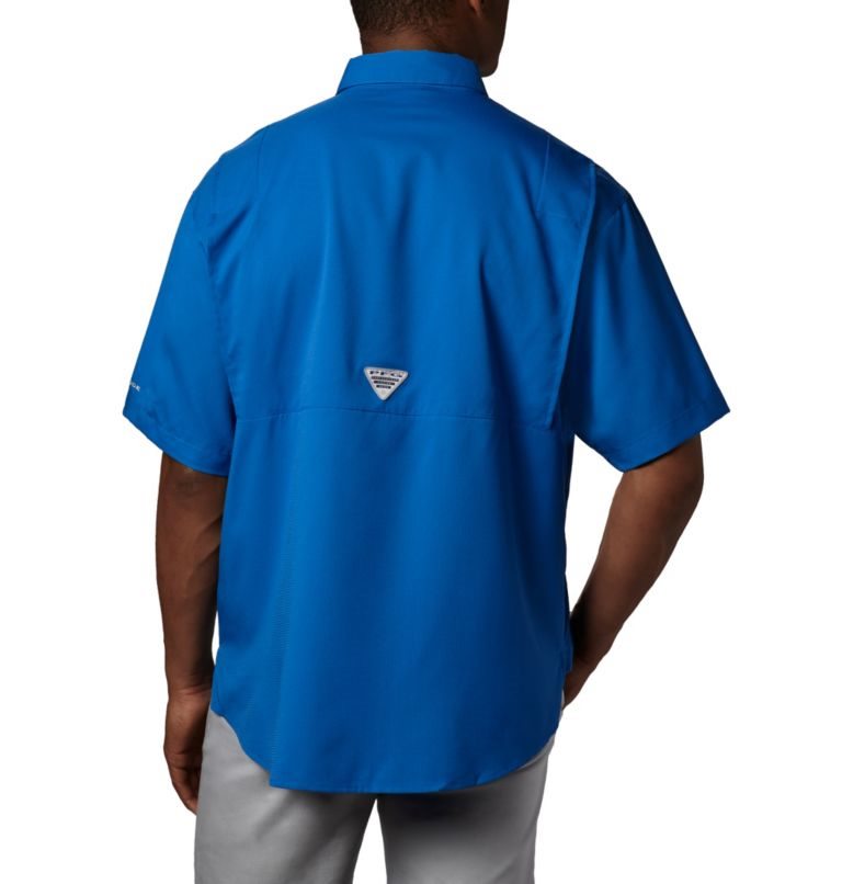 Men's Columbia PFG Tamiami II Short Sleeve Shirts Blue | CA-R105C