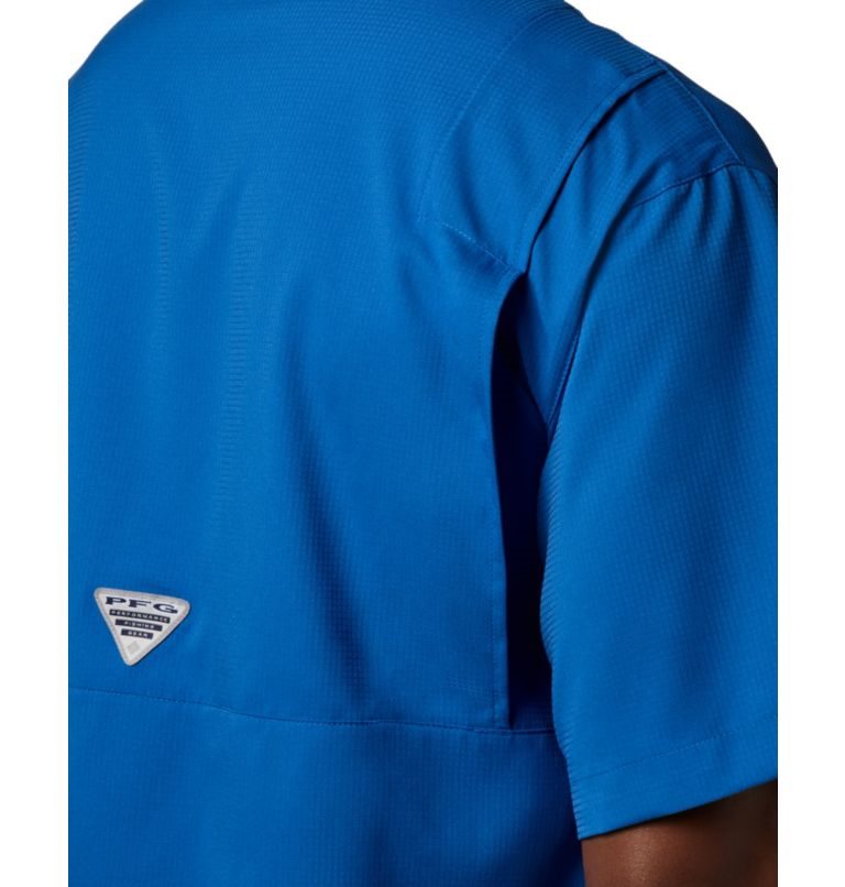 Men's Columbia PFG Tamiami II Short Sleeve Shirts Blue | CA-R105C