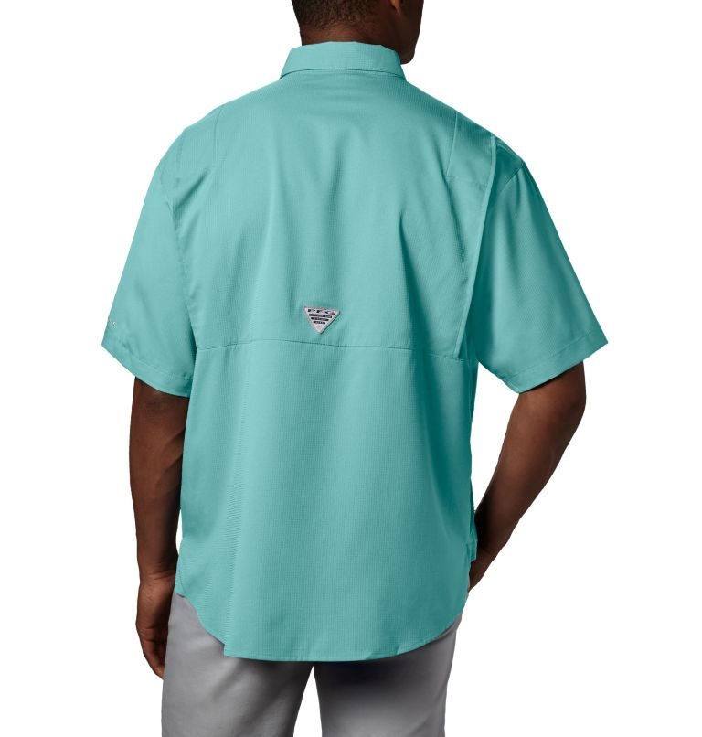 Men's Columbia PFG Tamiami II Short Sleeve Shirts Turquoise | CA-U0C15