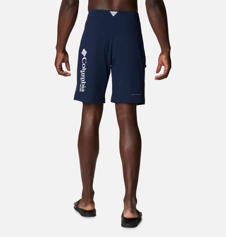 Men's Columbia PFG Terminal Tackle Board Shorts Navy | CA-JL8A6