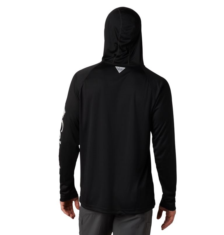 Men's Columbia PFG Terminal Tackle Hoodie Black | CA-AC543