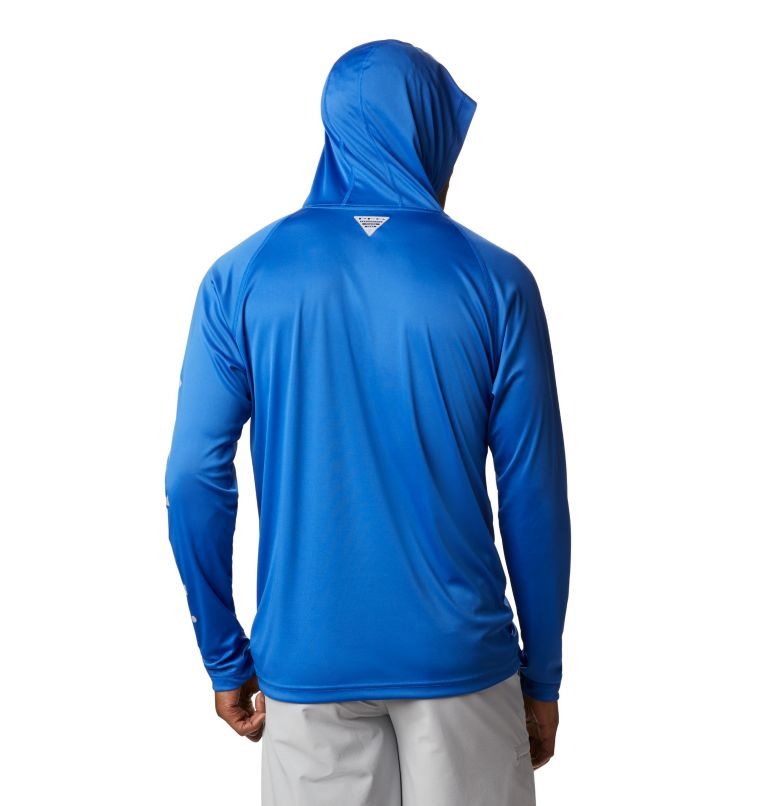 Men's Columbia PFG Terminal Tackle Hoodie Blue | CA-H86L4