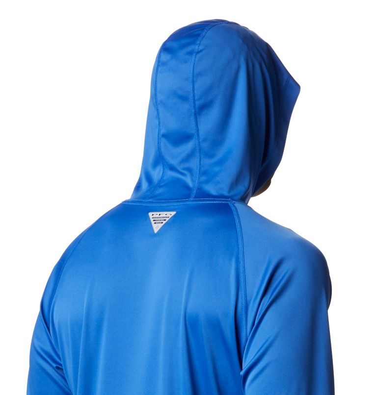 Men's Columbia PFG Terminal Tackle Hoodie Blue | CA-H86L4